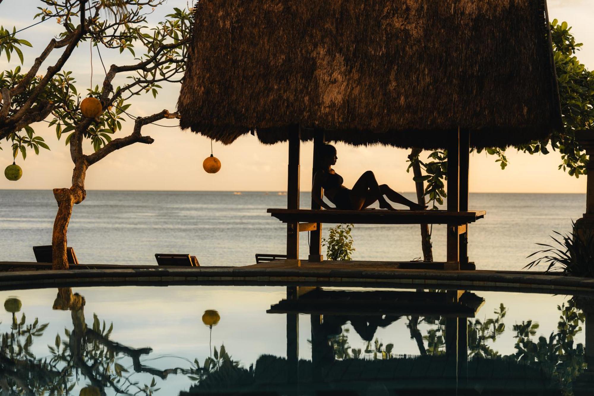 Sunshine Bungalows Amed Buitenkant foto