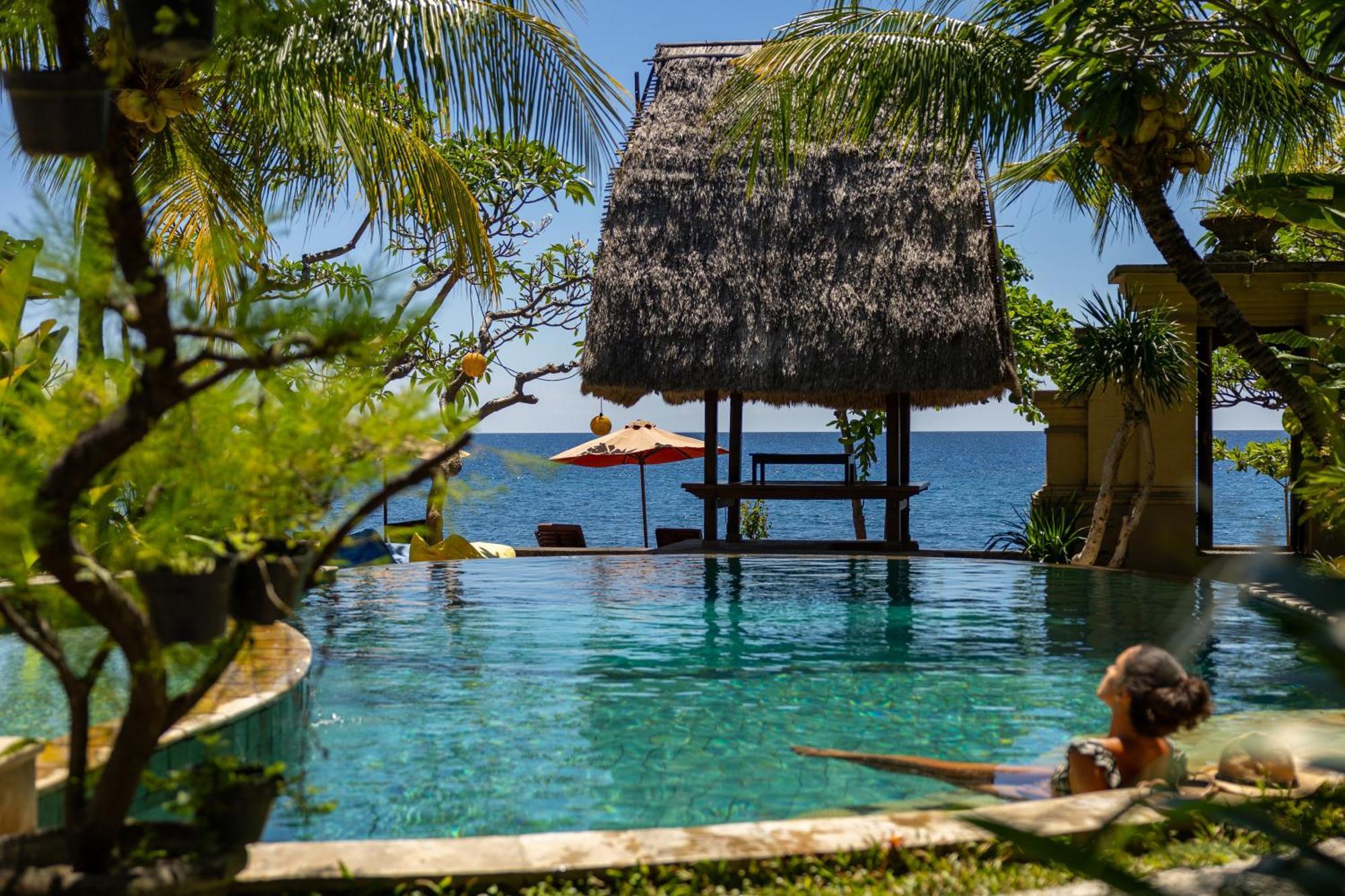 Sunshine Bungalows Amed Buitenkant foto